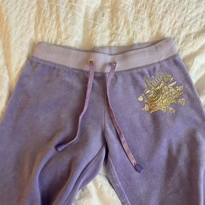 Juicy Couture Velour Track Suit Pants